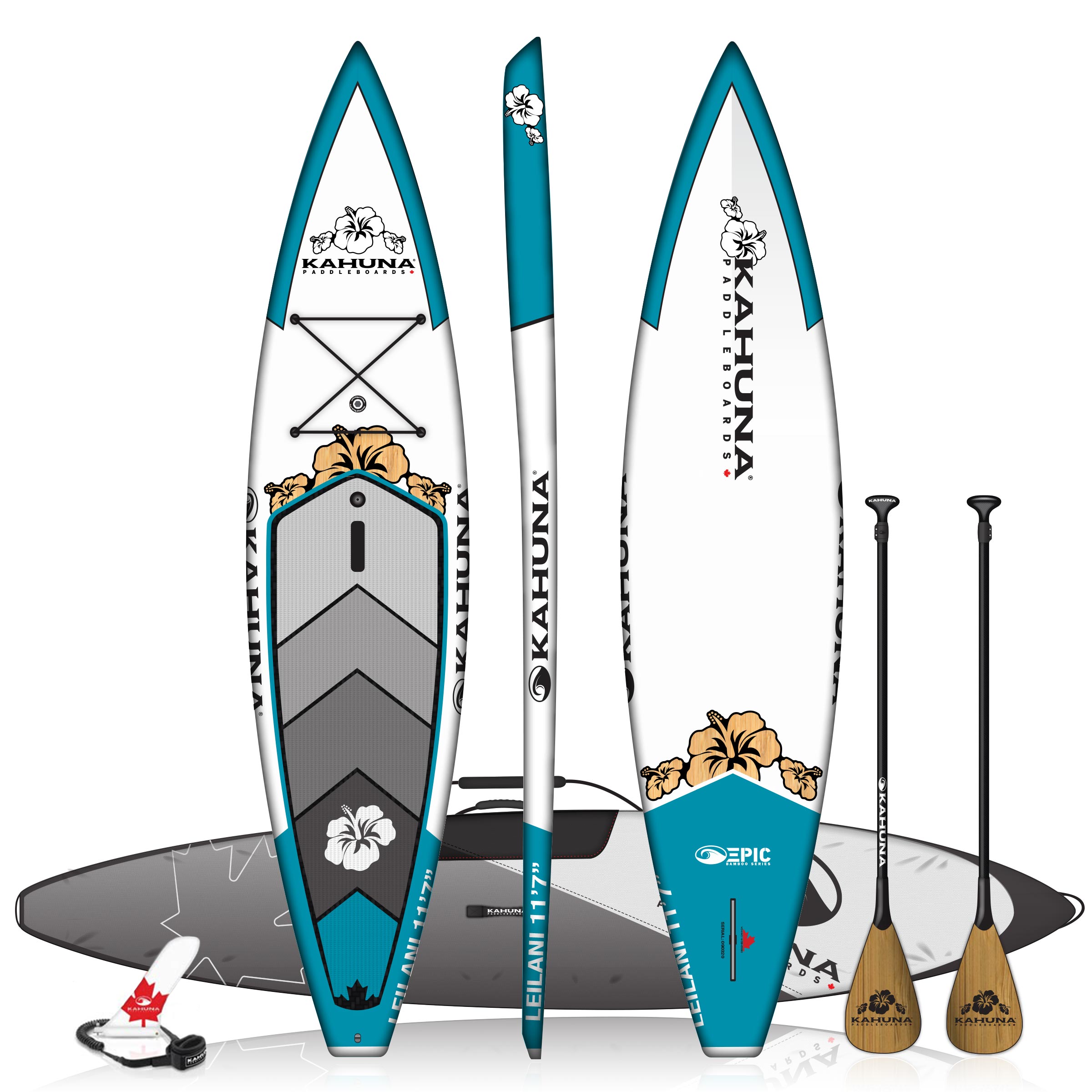 2022 Kahuna Paddleboards Leilani Teal 11'7' Package